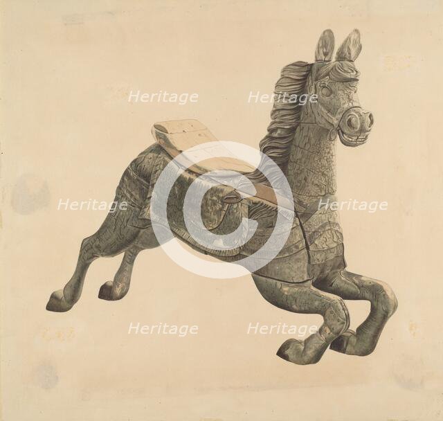 Carousel Horse, c. 1938. Creator: Henry Murphy.