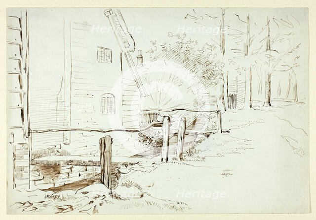 Landscape with Bridge, n.d. Creator: Henry Stacy Marks.