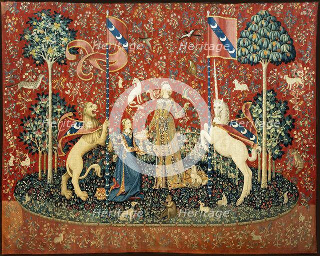 Taste. The Lady and the Unicorn, Between 1484 and 1500. Creator: Anonymous master ().