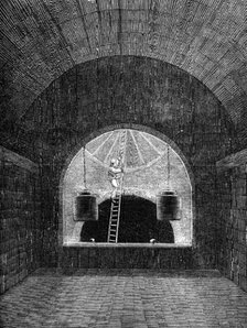 London Main Drainage: the Penstock Chamber at Old Ford, 1861. Creator: Unknown.