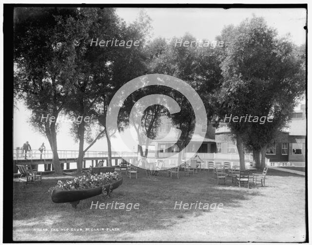 The Old club, St. Clair Flats, between 1890 and 1901. Creator: Unknown.