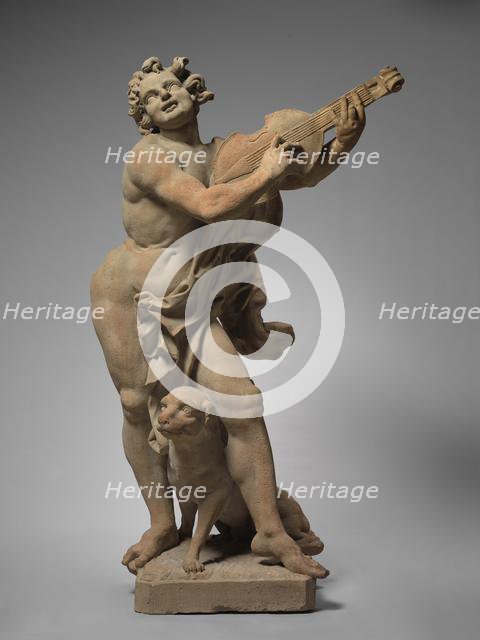 Orpheus and Cerberus, c. 1765. Creator: Ferdinand Tietz (Austrian, 1708-1777).