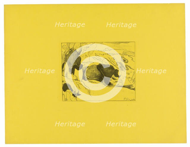 The Laundresses, from the Volpini Suite, 1889. Creator: Paul Gauguin.