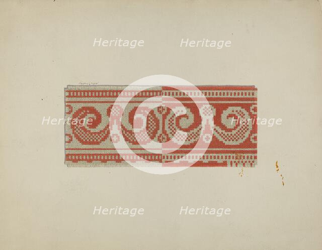 Tyler Coverlet, c. 1941. Creator: Merkley, Arthur G..