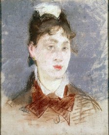 'Girl in a Wing Collar', c1880. Artist: Edouard Manet