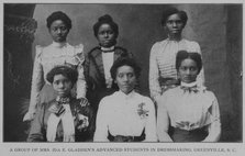 A group of Mrs. Ida E. Gladden's advanced students in dressmaking, Greenville, S. C., 1902. Creator: Unknown.
