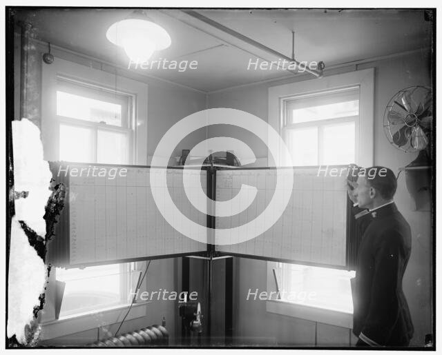 Bid Board Office of Supplies & Accounts Navy Dept, between 1915 and 1920. Creator: Harris & Ewing.