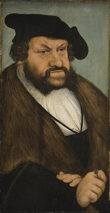 Portrait of the Elector John the Steadfast of Saxony (1468-1532), 1531-1534. Creator: Lucas Cranach the Elder.