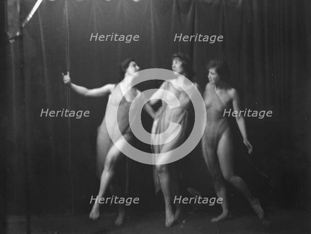 Elsie Dufour dancers, between 1918 and 1920. Creator: Arnold Genthe.