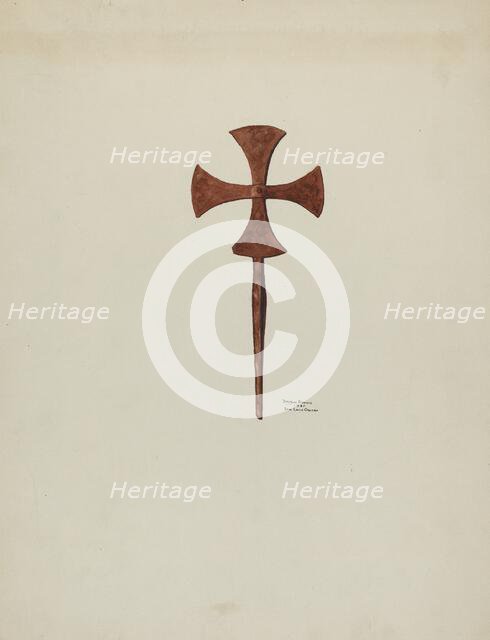 Iron Cross, 1937. Creator: Dayton Brown.