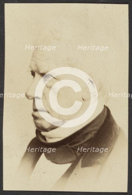 Portrait of Lord Brougham, before 1868. Creator: Unknown.