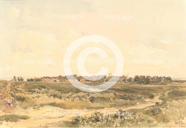 Aldeburgh Mill and Church, 1884. Creator: Thomas Collier.