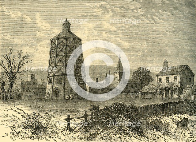 'Old Battersea Mill, about 1800', (c1878). Creator: Unknown.