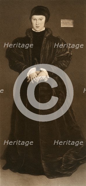 'Christina of Denmark, Duchess of Milan', 1538, (1902). Artist: Hans Holbein the Younger