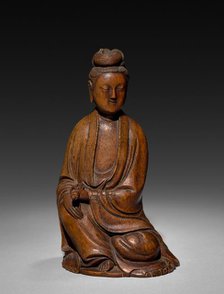 Seated Guanyin, 17th-18th Century. Creator: Unknown.