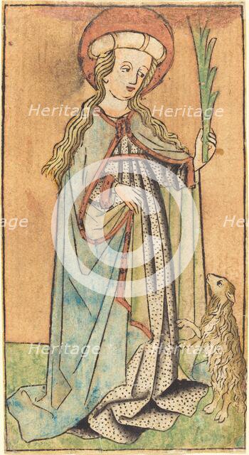Saint Agnes, c. 1450. Creator: Unknown.