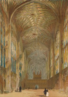 'King's College Chapel, Cambridge', 1864. Artist: Unknown.