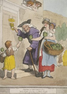 'Water Cresses, come buy my Water Cresses', plate V of Cries of London, 1799. Artist: H Merke