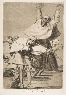 Plate 80 from 'Los Caprichos': It is time (Ya es hora.), 1799. Creator: Francisco Goya.