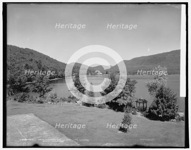 North from Mountain Spring Hotel, Lake Dunmore, Green Mountains, between 1900 and 1906. Creator: Unknown.