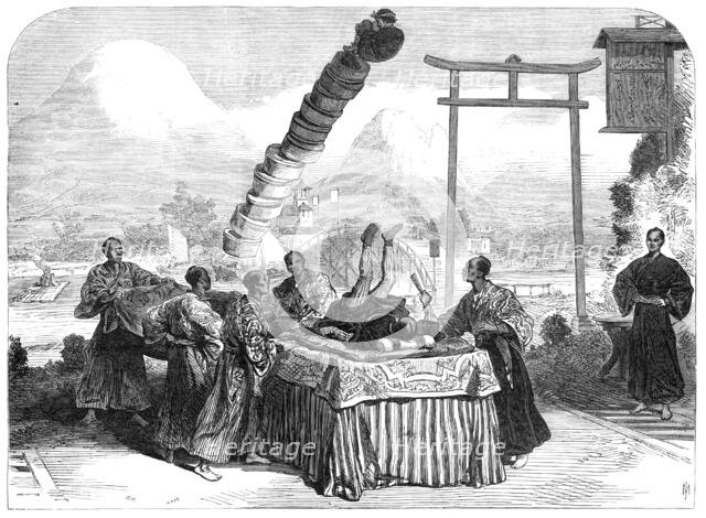 The Imperial Japanese Troupe at the Lyceum Theatre, 1868. Creator: Unknown.