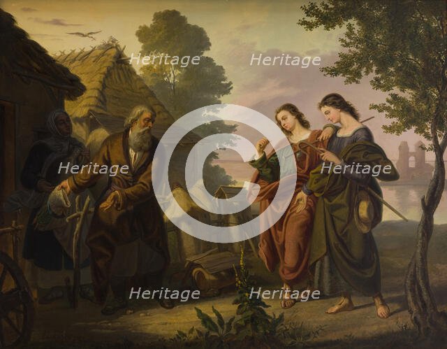 Pilgrims Visiting Piast, 1865. Creator: Korneli Szlegel.