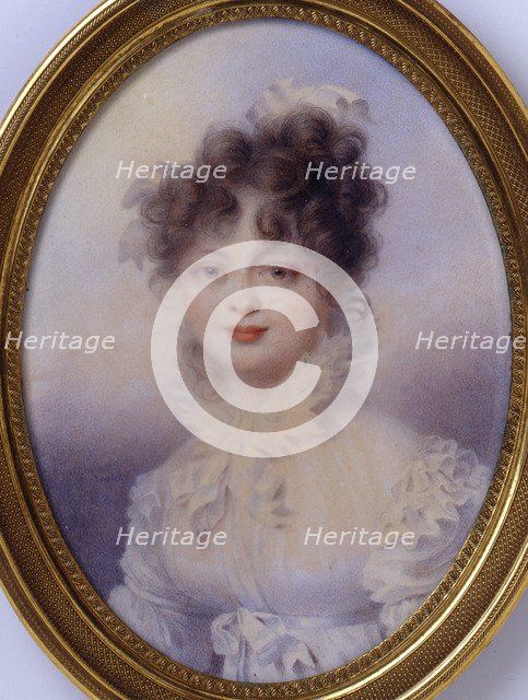 Grand Duchess Catherine Pavlovna of Russia (1788-1819), Queen of Württemberg. Artist: Isabey, Jean-Baptiste (1767-1855)