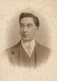Constantine Cavafy (1863-1933), 1910s. Artist: Anonymous  