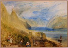 Baccharach on the Rhine, c1820. Creator: JMW Turner.