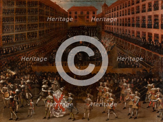 Auto-da-fé. Artist: Anonymous 