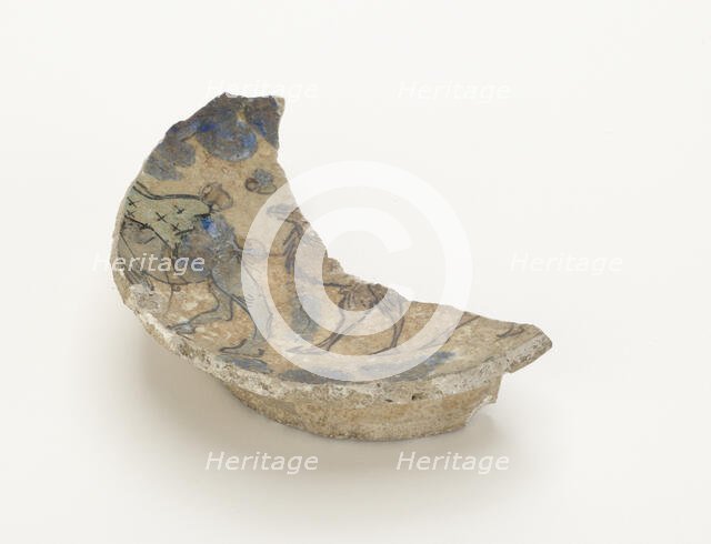 Bowl (fragment), late 12th-early 13th century. Creator: Unknown.