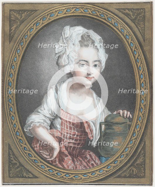The Milk Woman, 1774. Creator: Louis Marin Bonnet.