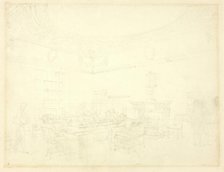 Study for Board of Trade, from Microcosm of London, c. 1809. Creator: Augustus Charles Pugin.