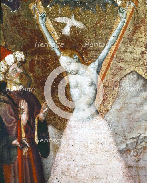  'Martyrdom of St. Eulalia', 1452, Detail of an altarpiece by Bernat Martorell.