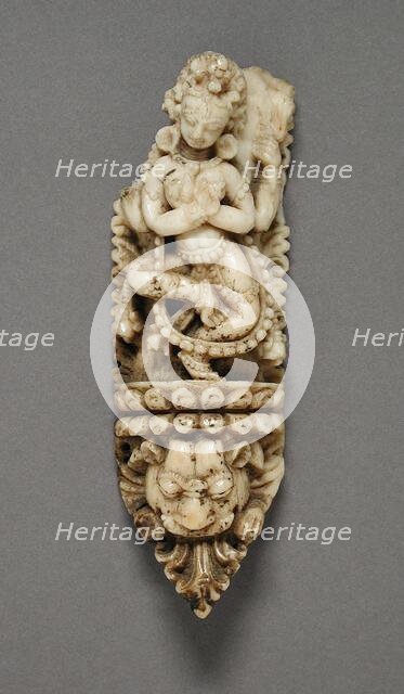 Apron Plaque with a Dancing Goddess, 17th-18th century. Creator: Unknown.