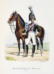 'Gardes-du-Corps de Monsieur', 1814. Artist: Eugene Titeux