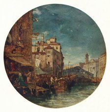 'Grand Canal, Venice', c1850. Artist: James Holland.