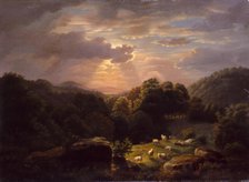 Landscape with Sheep, n.d. Creator: Robert Seldon Duncanson.
