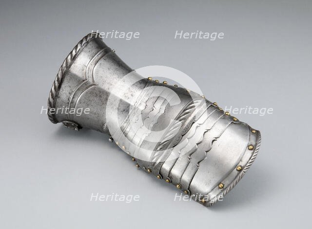 Mitten Gauntlet for the Right Hand, Nuremberg, c. 1530. Creator: Unknown.