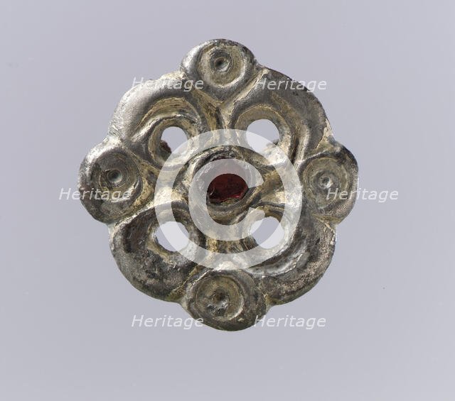 Openwork Rosette Brooch, Frankish, 6th century. Creator: Unknown.