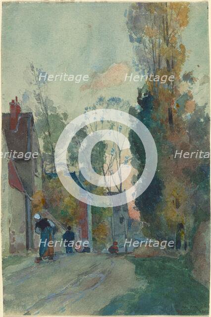 Rue de Jouy le Comte, probably 1880. Creator: Auguste Lepere.