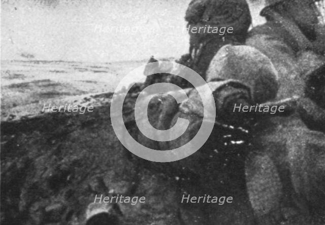 'Une semaine de combats sur la rive gauche de la Meuse; 10 mars (Midi). --En premiere..., 1916. Creator: Unknown.