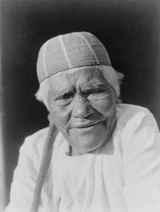 A Yurok widow, c1923. Creator: Edward Sheriff Curtis.