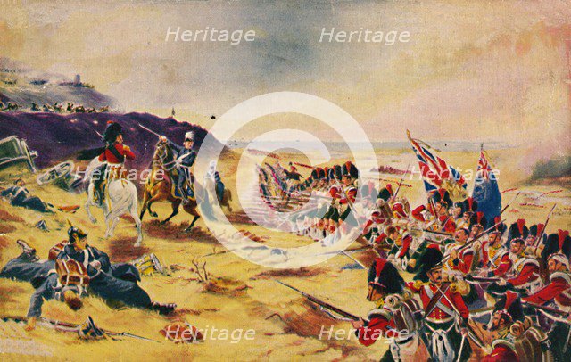 'The Black Watch. Forward the 42nd! at the Alma', 1854, (1939). Artist: Unknown.