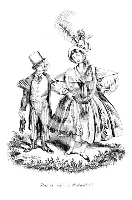 'This is only my Husband!!!', 19th century. Artist: Unknown