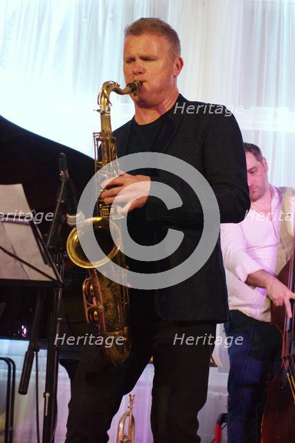 Iain Ballamy, Watermill Jazz Club, Dorking, Surrey, 2 July 2019. Creator: Brian O'Connor.