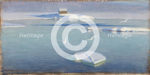 Winter's Day, 1896. Creator: Vaino Blomstedt.