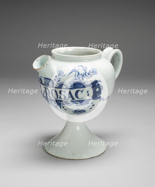 Drug Pot, Bristol, 1720/40. Creator: Unknown.