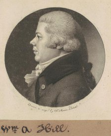 William Henry Hill, 1799. Creator: Charles Balthazar Julien Févret de Saint-Mémin.