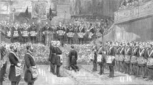 ''The Installation of the Duke of Clarence at Reading as Provisional Grand Master of the Berkshire F Creator: Unknown.